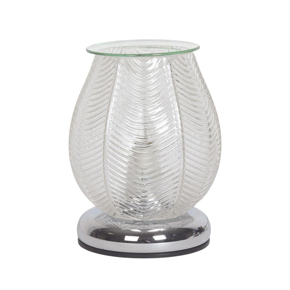 Aroma Clear Lustre Ribbed Electric Wax Melt Warmer £23.84